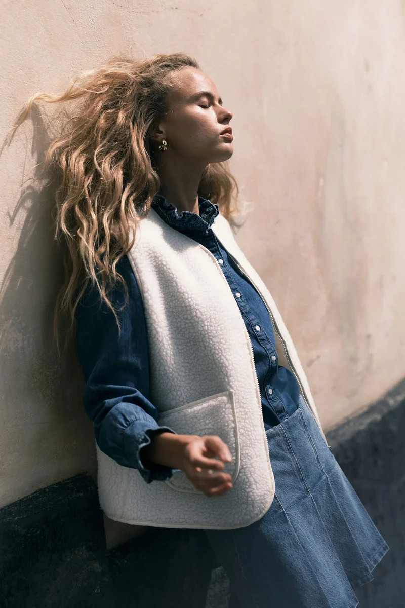 H&M Teddy gilet