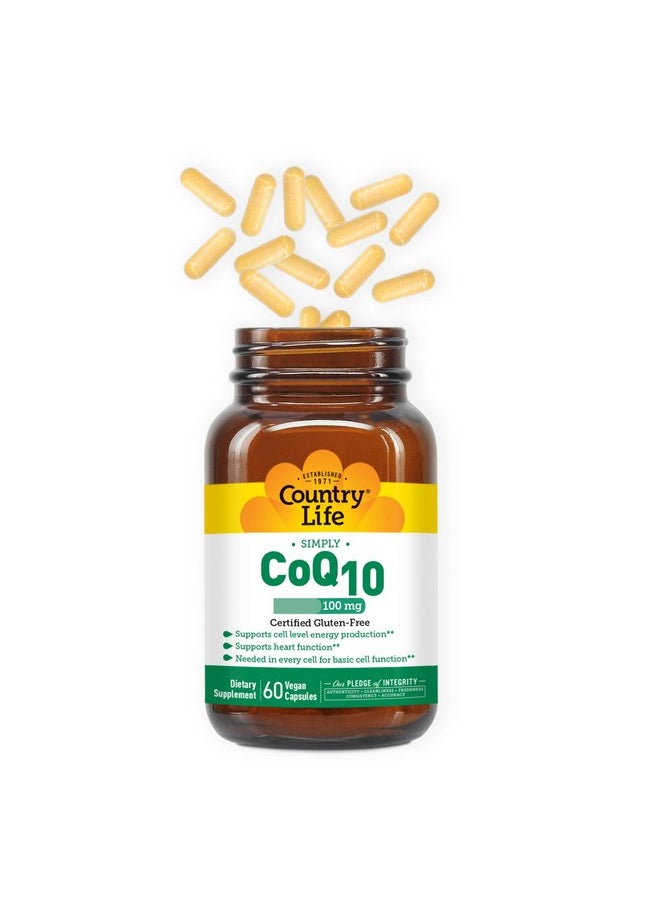 Country Life Country Life CoQ10, 100 mg - 60 Vegetarian Capsules  - Image 3