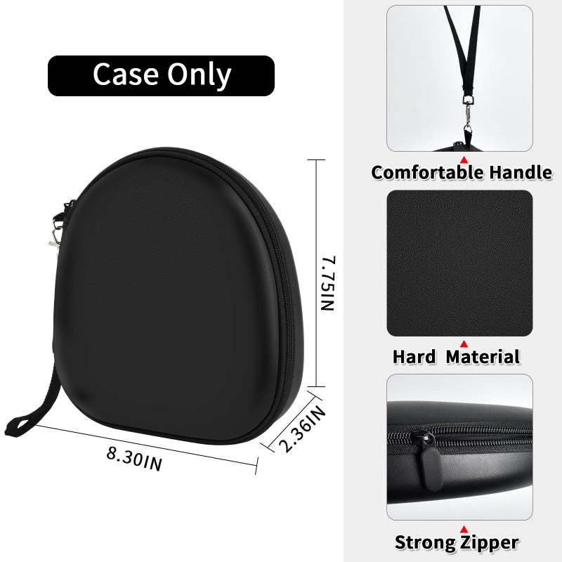 PAIYULE PAIYULE Case Compatible with Sony WH-CH720N WH-CH520 WH-1000XM4 Noise Canceling Wireless Headphones Bluetooth Over The Ear Headset, Carrying Storage for JBL Tune 720BT 510BT (Box Only) (Black)  - Image 4