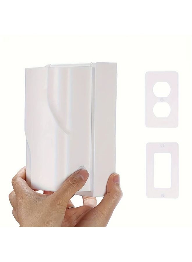 1pc Electrical Outlet Cover Box Safety Plug Socket Protector - Image 1