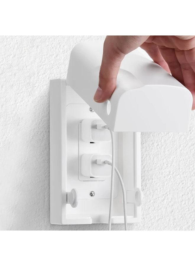 1pc Electrical Outlet Cover Box Safety Plug Socket Protector - Image 2