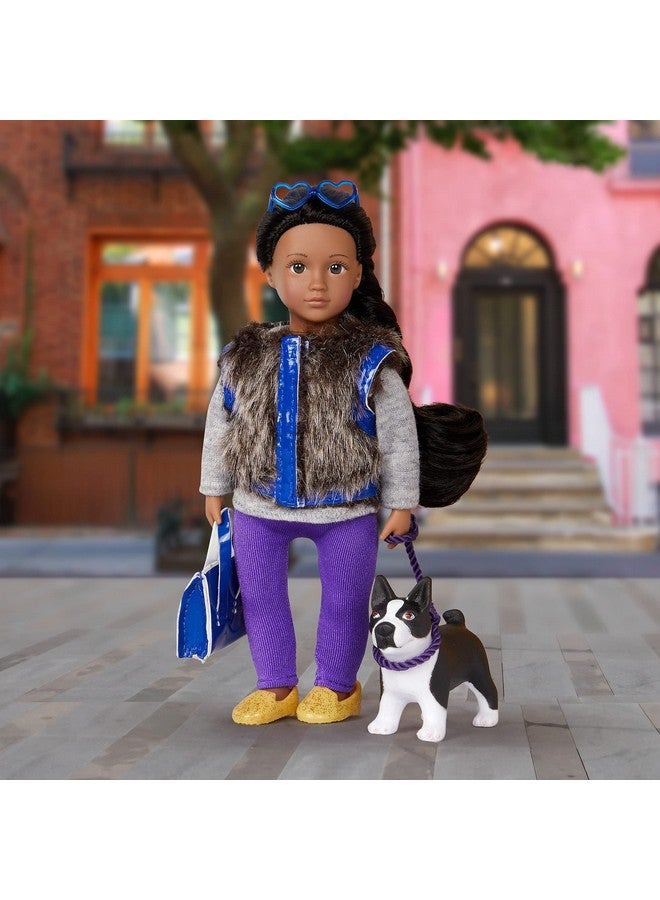 LORI Dollsmini Doll & Toy Dog6Inch Doll & Boston Terrier Pupplay Set With Outfit Animal & Accessoriesilyssa & Indigoplayset For Kids3 Years + - Image 2