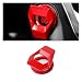 GLSOWEE Car Engine StartStop Button Cover Zinc Alloy Car Push Button Start Cover Car Power Control Trim Universal Key Ignition Switch Protective Cover for Cars SUVs Red - Image 2