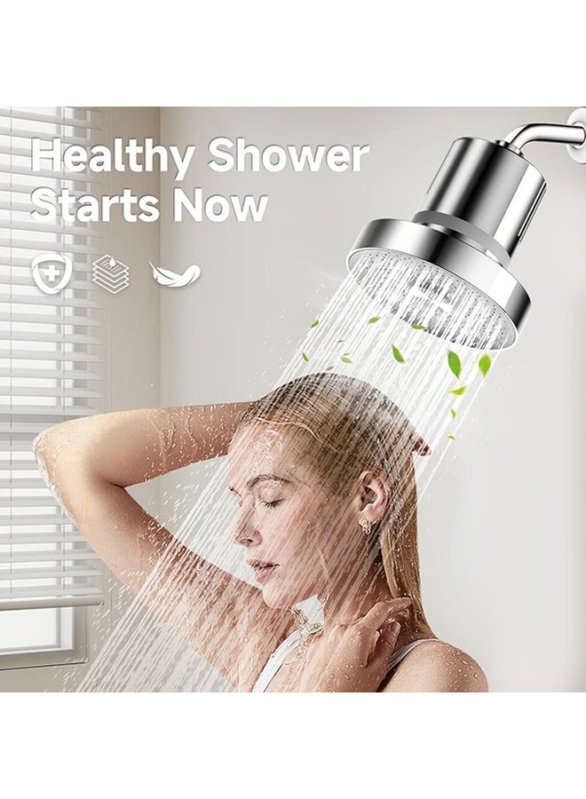 High Pressure Filtered Showerhead Reduce Hair Shedding Protect Colored Hair Original Filter Element 2pc - Image 2