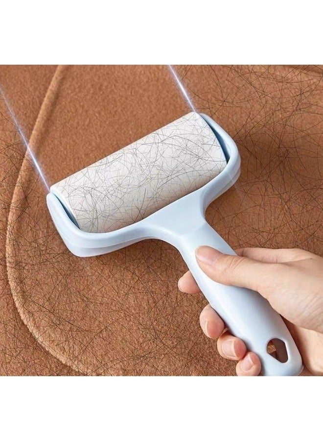 مجموعة مزيل الوبر (3 قطع، كل قطعة 60 ورقة) فرشاة لإزالة الوبر وشعر الحيوانات الأليفة من الملابس، طقم إزالة الشعر، ورق لاصق محمول مع مزيل غبار بزاوية، مناسب لإزالة الشعر والفتات وغيرها - Image 2