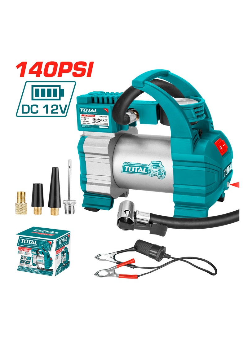 TOTAL Ultimate Portable 12V Auto Air Compressor Fast, Powerful, And Ready Anywhere - Image 2