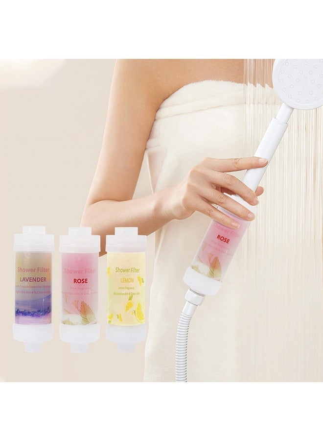 Sthxyfaith Shower Infuser - Vitamin C Shower Head Filter, Hard Water Softener, Chlorine & Fluoride Shower Filter, Water Purifying Filtered Shower Head with Beads, Helps Dry Skin & Hair Loss (Rose)  - Image 5