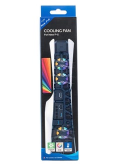DOBE Fan for PS5 Slim Console, Cooler with Memory Function, Cooling with 3 Wind Speeds & USB 3.0 Port/LED Light, Compatible with Playstation5 Slim Digital Edition & UHD Accessories (Black)  - Image 4