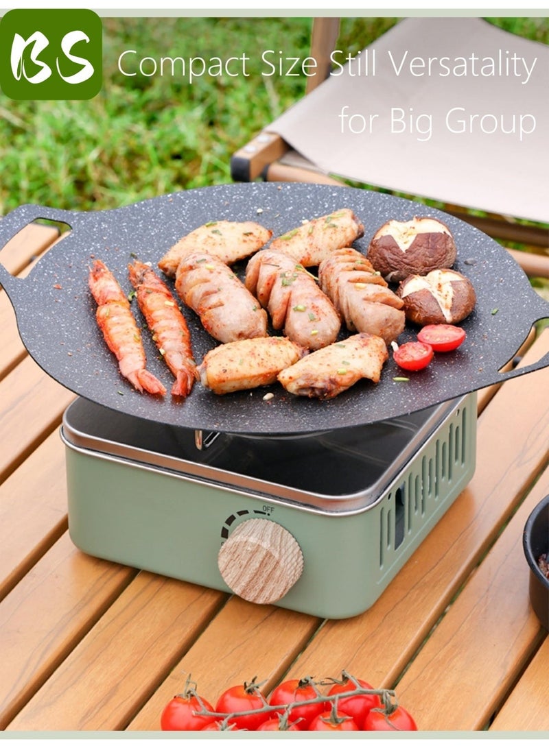 بي إس موقد غاز خفيف الوزن للغاية، محمول، ومتعدد الاستخدامات | موقد غاز للطوارئ、دافور、غاز رحلات、غاز صغير لرحلات、غاز متنقل、فرن رحلات、موقد、موقد غاز خفيف、موقد غاز للرحلات | مستقر ومقاوم للرياح | لهب قوي وإشعال في 3 ثوانٍ | لا يتطلب طاقة | أصغر بنسبة 75% من المواقد التقليدية | مناسب للتخييم وصيد الأسماك والطهي في الأماكن المغلقة - Image 4