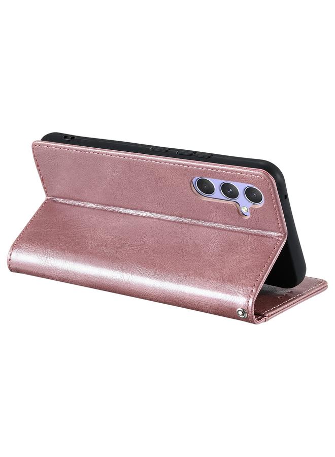 اس-توب جراب هاتف جلدي بسيط لهاتف Samsung Galaxy S25 5G، محفظة بسعة 6 بطاقات - Image 5