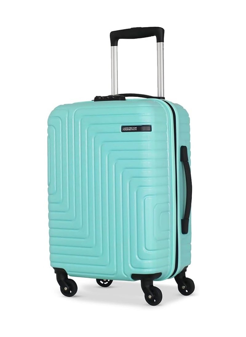 AMERICAN TOURISTER American Tourister Ivy Nxt 55cm Small Hardside Polycarbonate Cabin Suitcase with Multi-Stage Telescopic Trolley and Mounted TSA Lock for Women & Men - Pale Turq  - Image 1