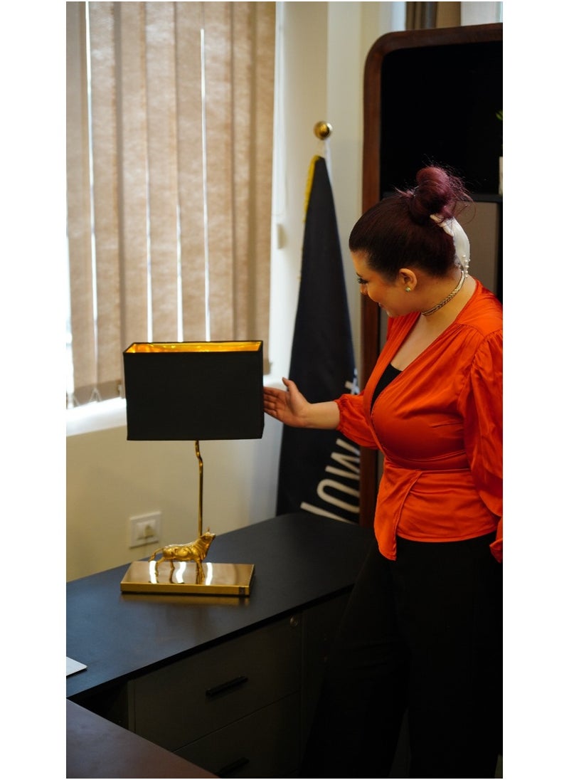 Roza lighting - Golden Bull Table Lamp - Image 1