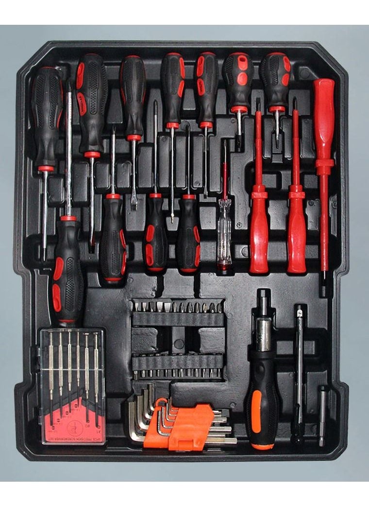 DubaiGallery Tool Set Hand Tool Kit Aluminum Trolley Case Tool Box Set Car Repair Kit Home Tool Set  - Image 2