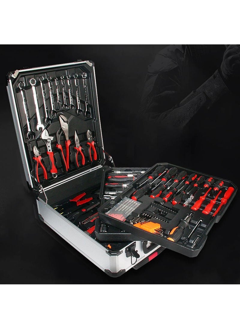 DubaiGallery Tool Set Hand Tool Kit Aluminum Trolley Case Tool Box Set Car Repair Kit Home Tool Set  - Image 4