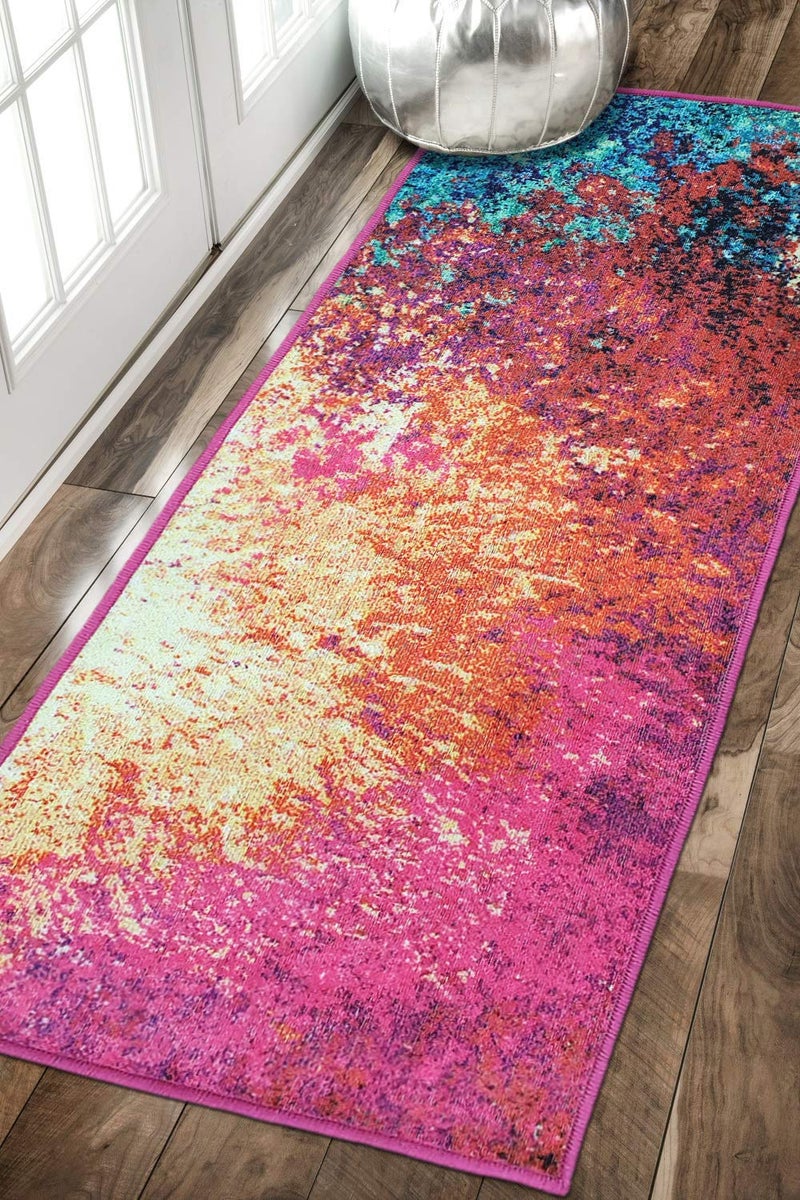 Status Contract Rugs for Living Room |(22"x55") 3D Printed Carpet for Living Room Deco|Anti Skid Backing Home Essentials|Aesthetic Vintage Decor Carpet Bedroom|Boho Rugs for Living Room - Image 4