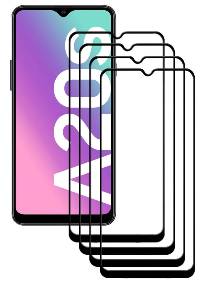 أكاليكس 4 قطع، حماية شاشة، لهاتف سامسونج جالاكسي A20s، جودة ممتازة. - Image 1