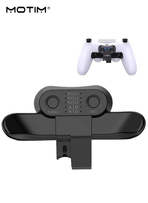 Strike Pack for PS4 Controller, Paddles for PS4 Controller, Back Button Attachment for PS4, Paddles for PS4 for Elite Professional FPS & TPS Gaming, Turbo Burst/Key Mapping/Indicator Lights