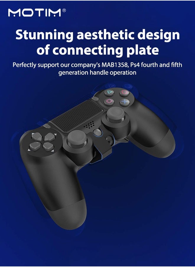 Motim - Strike Pack for PS4 Controller, Paddles for PS4 Controller, Back Button Attachment for PS4, Paddles for PS4 for Elite Professional FPS & TPS Gaming, Turbo Burst/Key Mapping/Indicator Lights - Image 1