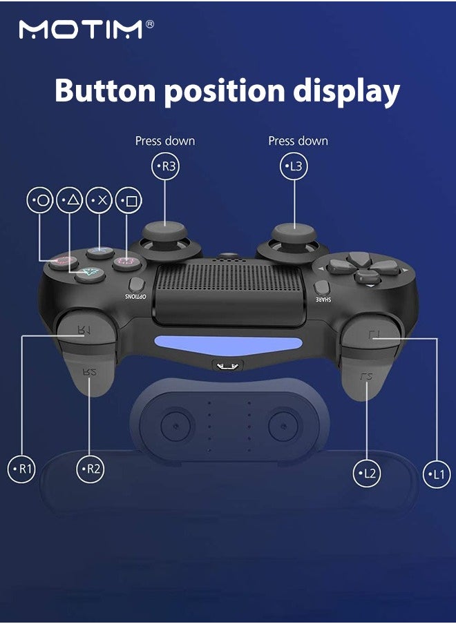 Motim - Strike Pack for PS4 Controller, Paddles for PS4 Controller, Back Button Attachment for PS4, Paddles for PS4 for Elite Professional FPS & TPS Gaming, Turbo Burst/Key Mapping/Indicator Lights - Image 1