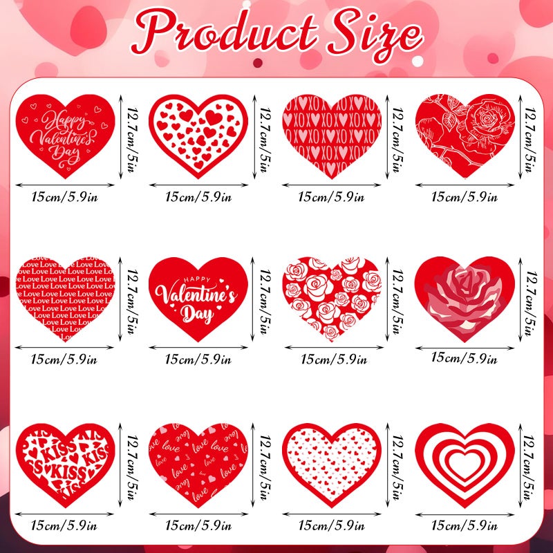 Pedel Valentine's Day Hanging Swirls, 30Pcs Love Heart Swirls Ceiling Decorations for Happy Valentines Day Galentines Anniversary Party Supplies - Image 5