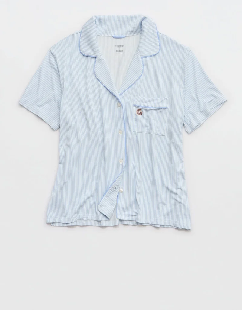 Aerie  Aerie Real Soft® Short Sleeve Pajama Shirt for Women | Best Price UAE