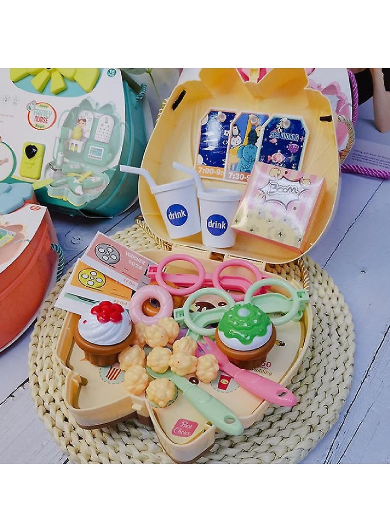 Girls Shoulder Bag Portable Play House Dessert Toy Set - Image 2