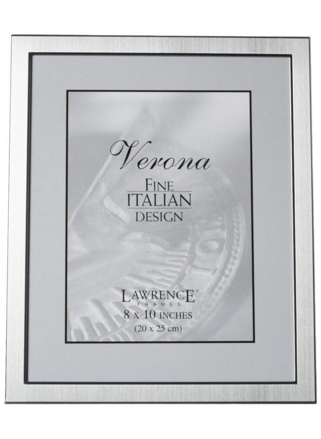 Lawrence Frames Lawrence Frames Brushed Metal Picture Frame, 8x10  - Image 3