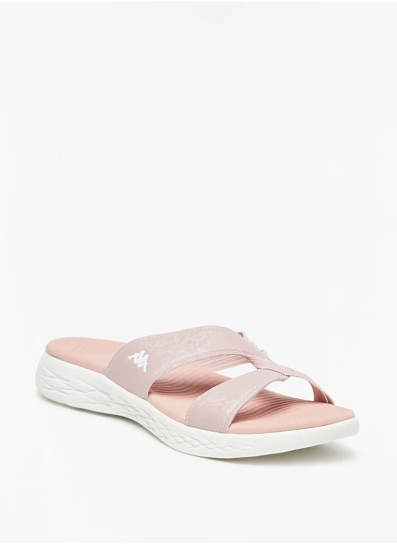 Kappa Kappa Women'S Slip-On Cross Strap Slides