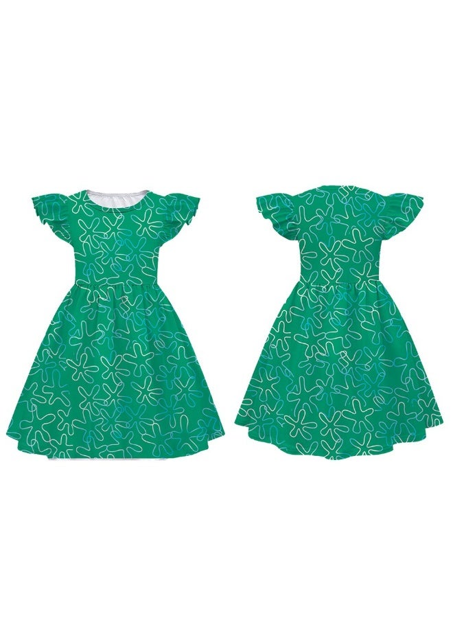 NIBEMINENT Girls Princess Costume Birthday Party Dress Halloween Cosplay Costume - Image 1