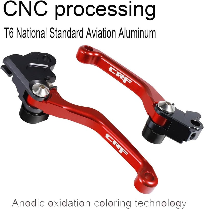 Adsspro Motorcycle Billet Foldable Brake Clutch Lever Handle CNC Aluminum for CRF150F CRF230F CRF250F - Image 3