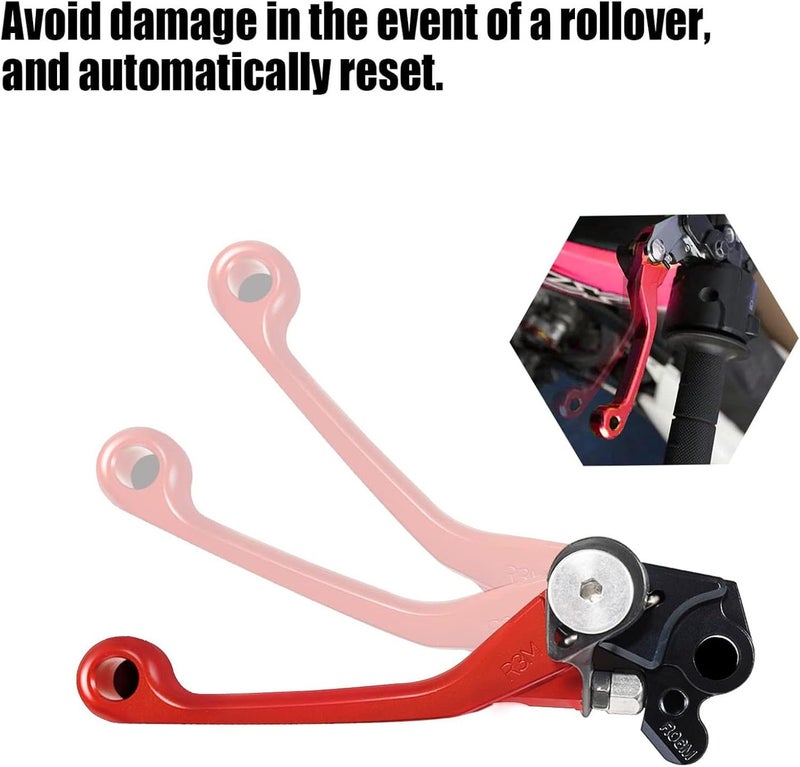 Adsspro Motorcycle Billet Foldable Brake Clutch Lever Handle CNC Aluminum for CRF150F CRF230F CRF250F - Image 5