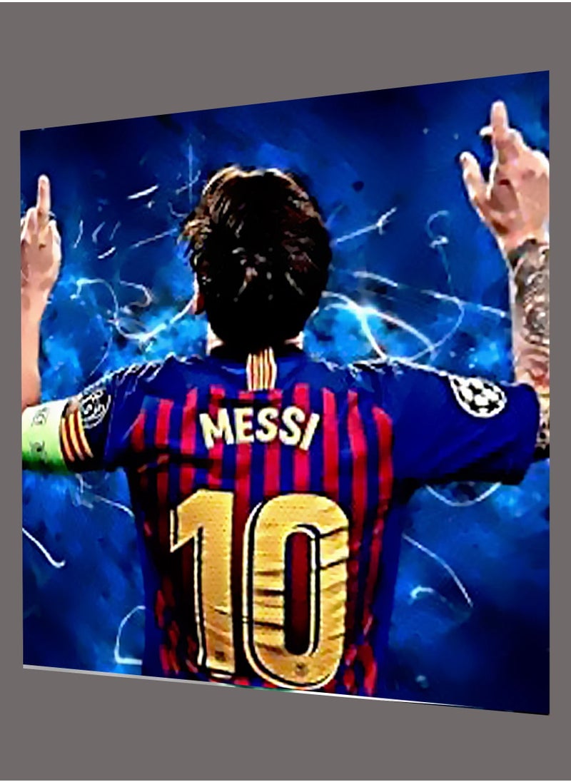 URBANTRANDS URBANTRANDS Lionel Messi Wall art with Frame  - Image 2