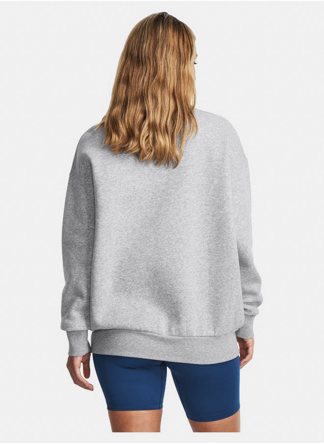 UNDER ARMOUR Essential Fleece Oversized Crewneck Sweatshirt  - Image 3