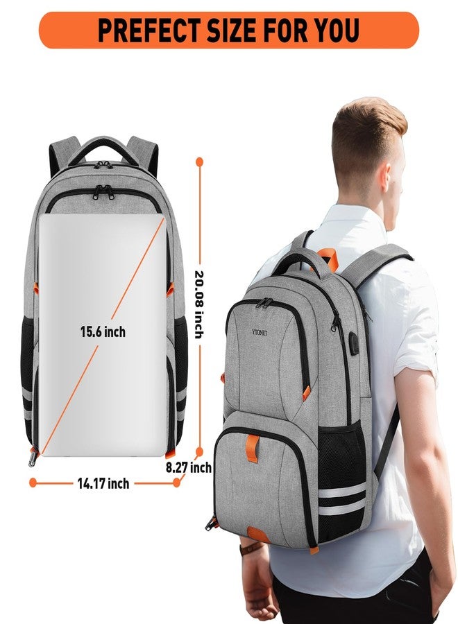 Ytonet Gym Backpack For Men Women, Travel Sports Backpack With Shoe Compartment USB Charging Port, Large Workout Water Resistant College Bag Fit 17.3 Inch Laptop, Hiking, Black - Image 4