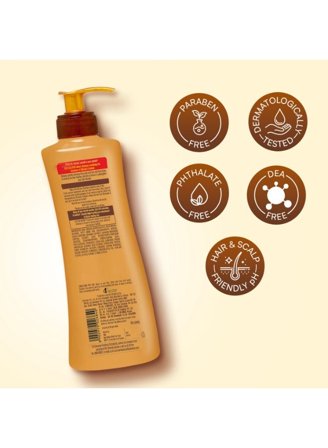 Meera Shampoo Hairfall Care, With Goodness Of Badam and Shikakai, For Men And Women, 340ml - Image 2
