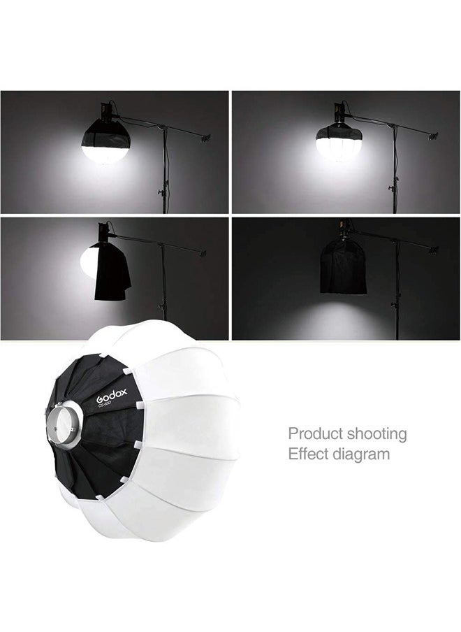 Godox - GODOX Softbox Lantern Softbox CS-65D 65cm Bowens Mount Softbox Soft Light Modifier for Aputure 300D Mark II 120D SL-60W VL150 SL150WII FV150 AD200PRO AD300 AD400PRO AD600 VL300 VL200 UL150 - Image 1