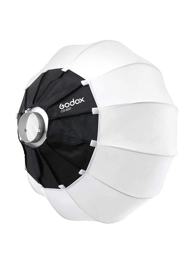 Godox - GODOX Softbox Lantern Softbox CS-65D 65cm Bowens Mount Softbox Soft Light Modifier for Aputure 300D Mark II 120D SL-60W VL150 SL150WII FV150 AD200PRO AD300 AD400PRO AD600 VL300 VL200 UL150 - Image 1