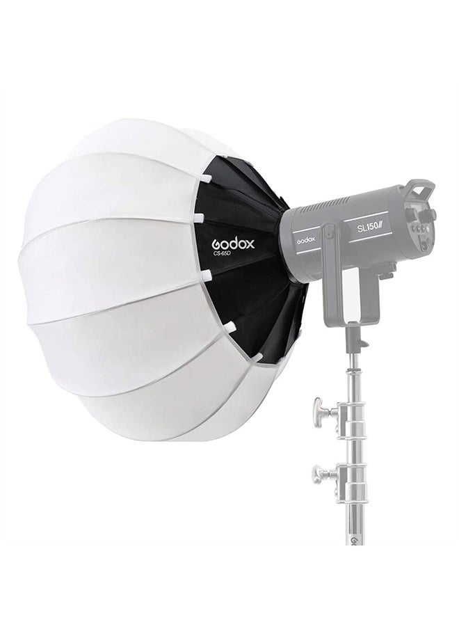 Godox - GODOX Softbox Lantern Softbox CS-65D 65cm Bowens Mount Softbox Soft Light Modifier for Aputure 300D Mark II 120D SL-60W VL150 SL150WII FV150 AD200PRO AD300 AD400PRO AD600 VL300 VL200 UL150 - Image 1