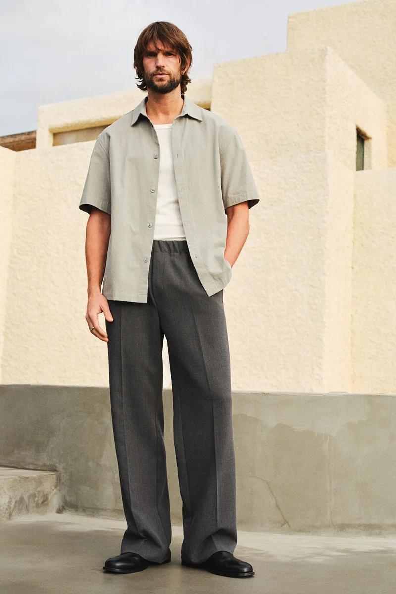 H&M Regular Fit Textured shirt