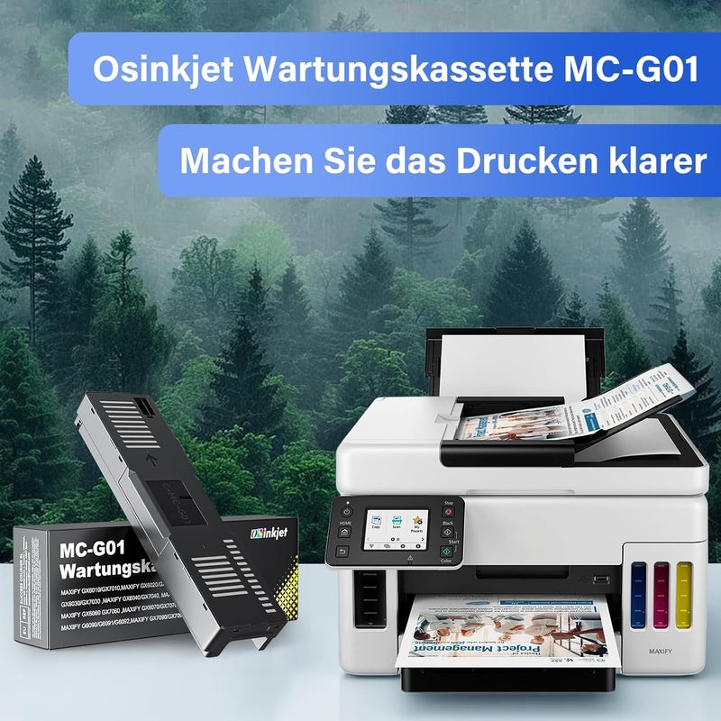 MC-G01 خرطوشة الصيانة المتوافقة مع Canon Maxify GX6050 GX7050، خرطوشة الصيانة MC-G01 لـ Maxify GX6010 GX7010 GX6020 GX7020 GX6030 GX7030 GX6040 GX7040 GX6060 GGX7060 GX6070 - Image 5