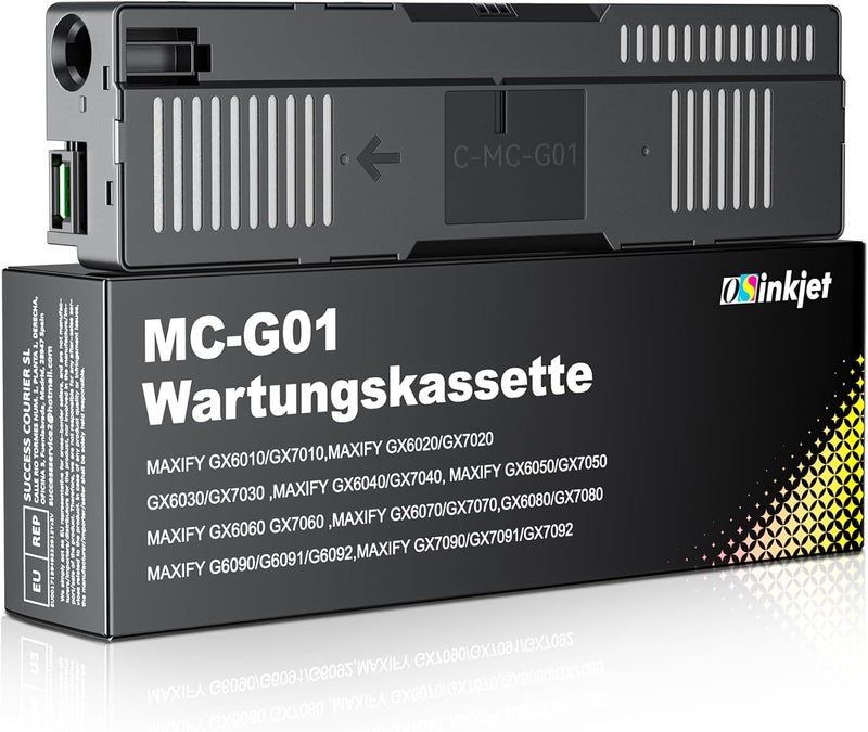 MC-G01 خرطوشة الصيانة المتوافقة مع Canon Maxify GX6050 GX7050، خرطوشة الصيانة MC-G01 لـ Maxify GX6010 GX7010 GX6020 GX7020 GX6030 GX7030 GX6040 GX7040 GX6060 GGX7060 GX6070 - Image 1