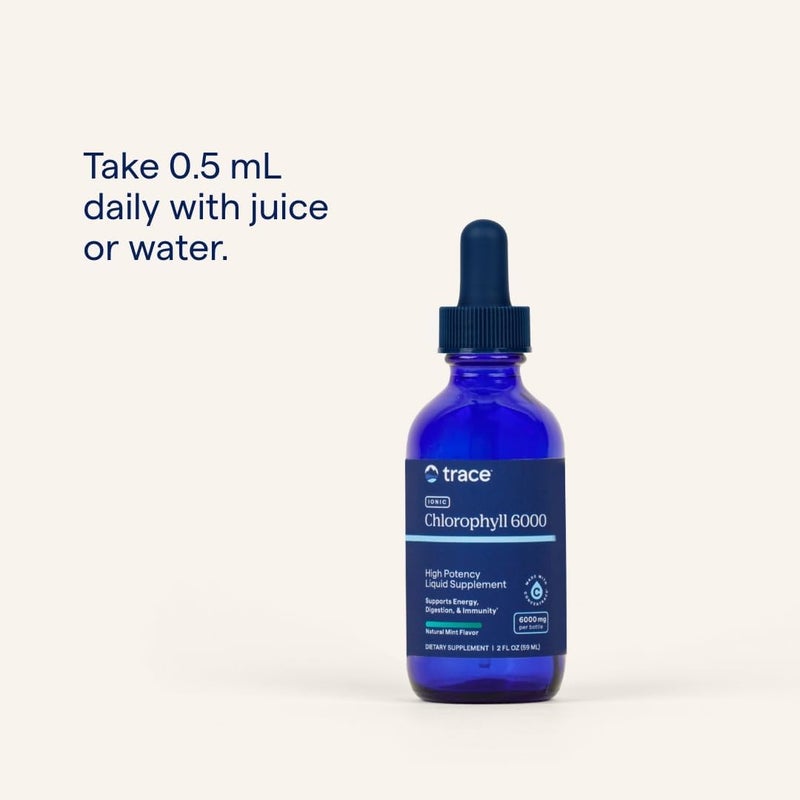 Trace Minerals Concentrated Ionic Chlorophyll  Natural Cleanse Support Health Supplement  Supplement to Support Immune System Health  Aids Digestive Health  Natural Mint 2 fl oz 120 Servings - Image 4
