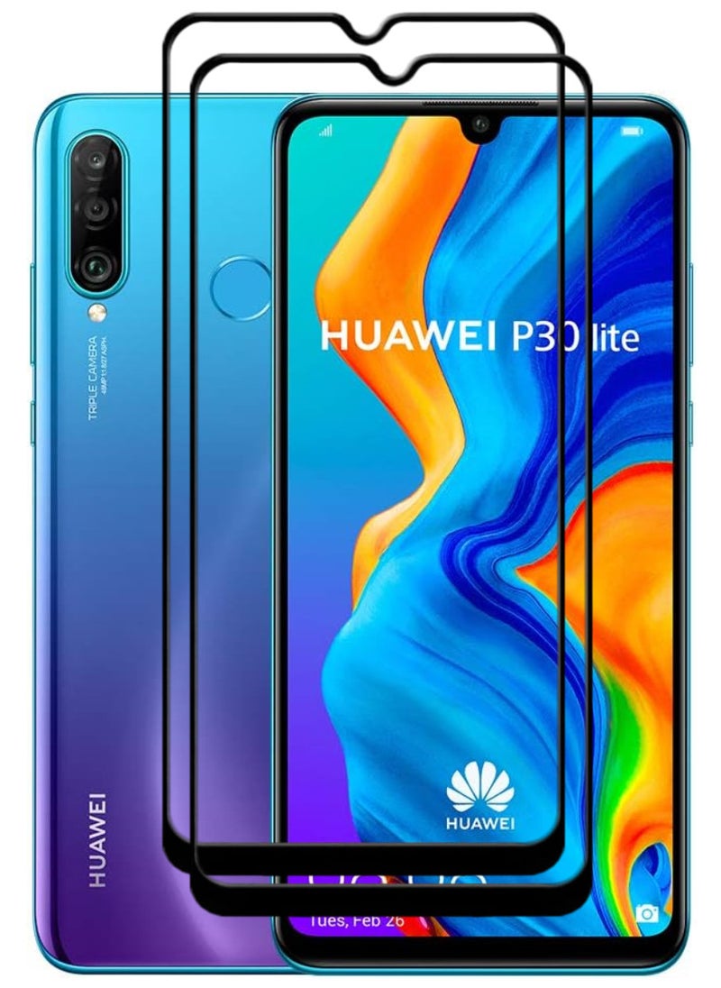 ACLIX 2 Pieces Antistatic ESD Dustproof Premium Quality High Definition Tempered Glass Screen Protector Designed For Huawei P30 lite - Image 1