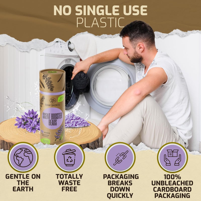 Scent Boosters for Washer, Lavender Aroma - Bulk Laundry Booster Beads and Fabric Smell Deodorizer - In Wash Odor Eliminator Pods for Fresh Scented Clothes - Image 4