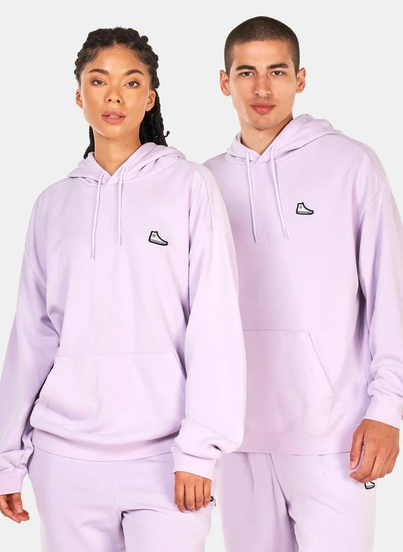 CONVERSE Sneaker Patch Pullover Hoodie