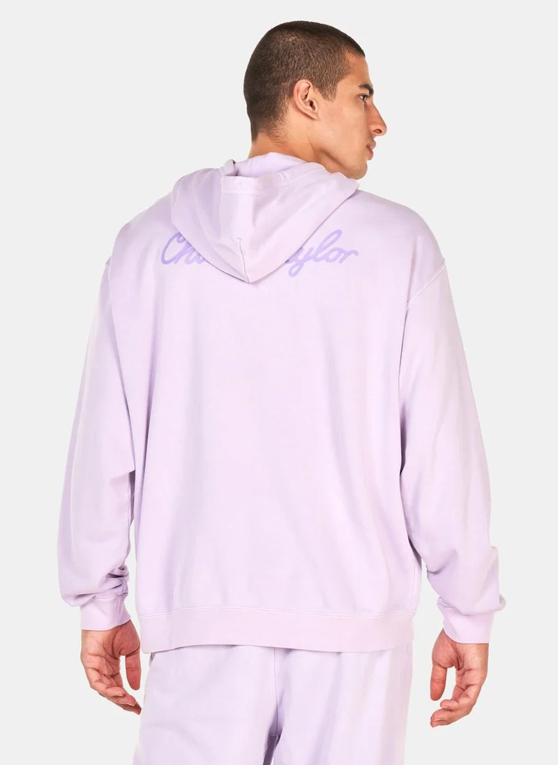 CONVERSE Sneaker Patch Pullover Hoodie