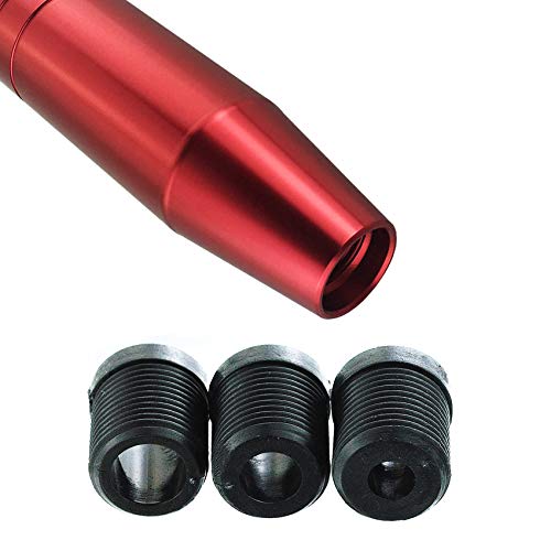 Abfer 5" Red Shift Knob, Aluminum Alloy Weighted Shifter Knobs Metal Gear Lever Stick Handle Fit Most Automatic Manual Vehicle - Image 5