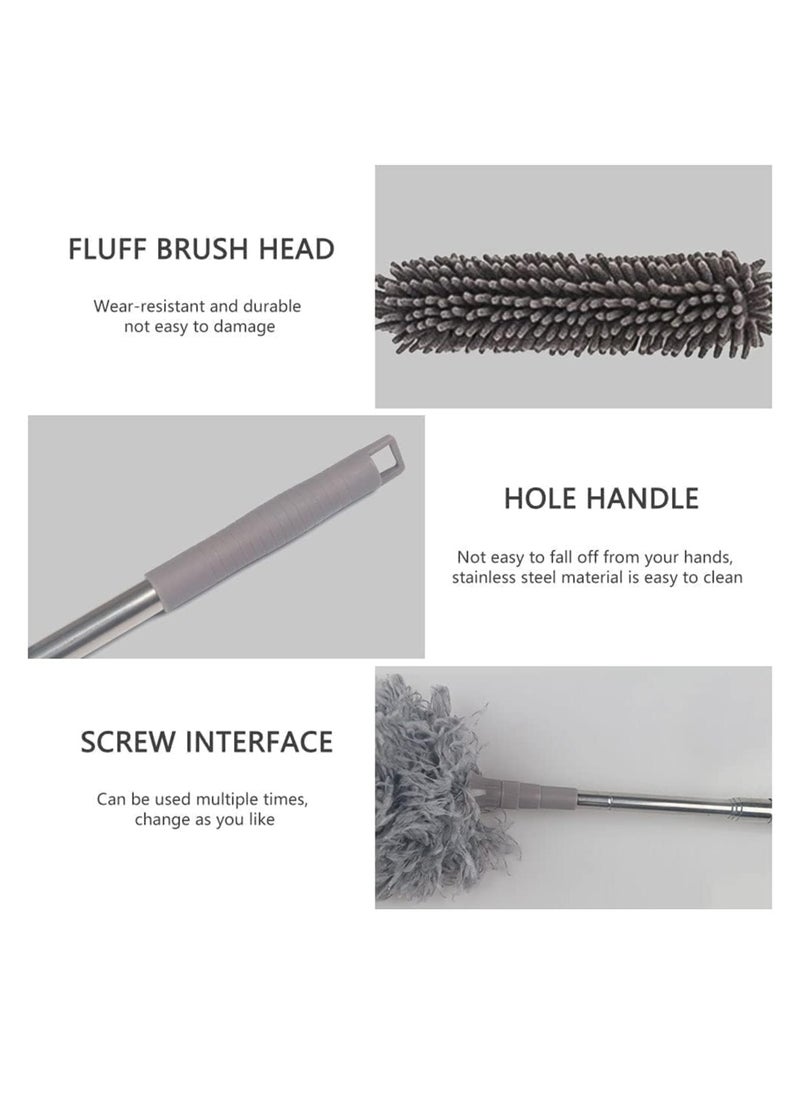 Microfiber Feather Duster with Extendable Pole (5-Piece set)