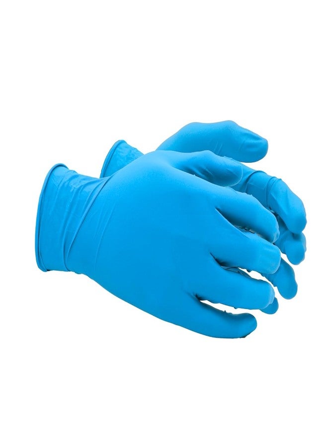 SHOWA 8005PF Sustainable EBT Latex-Free, Powder-Free, Nitrile Disposable Single Use Safety Gloves, 8 Mil, 9.5" Length, Large (1 Box/50 Gloves) - Image 3