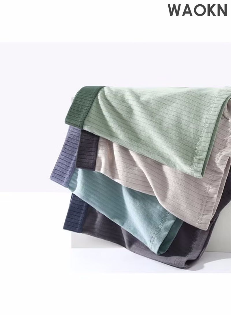 WAOKN 6 Pack Men’s Sort Boxer Briefs & Trunks, New Skin friendly Soft Men Underwear briefs, High Elasticity Men's Sort Briefs & Trunks Breathable and Comfortable Fashion Anti-Chafing Stretch Cotton, Stretch Cotton Moisture-Wicking Athletic Underwear - Image 2